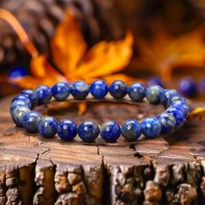 🆕New Lapis Lazuli 8mm Healing Gemstone Bracelet